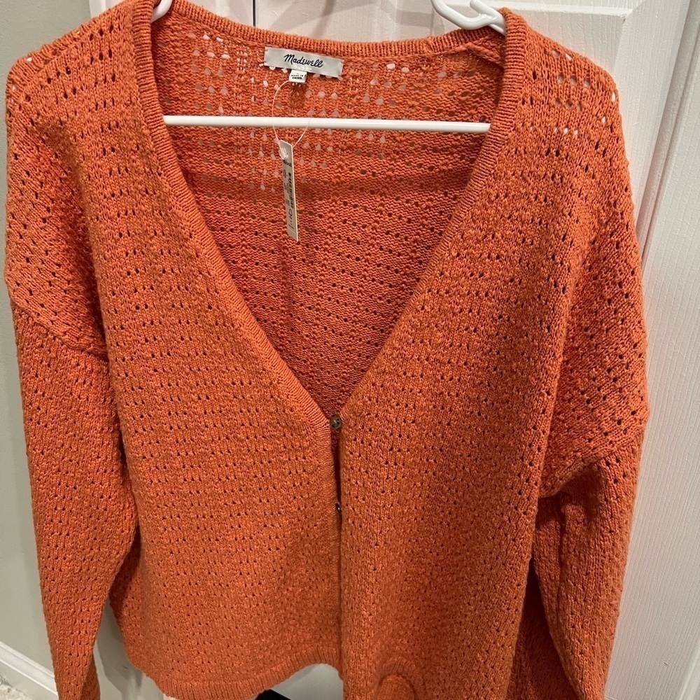 MADEWELL Plus Open-Stitch Cardigan
Sweater